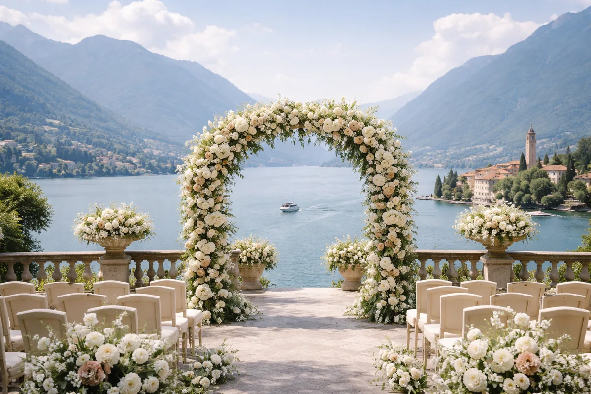 Comment choisir le lac de Côme pour un mariage sur mesure